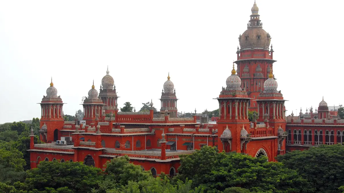 Heritage Madras High Court building in Chennai