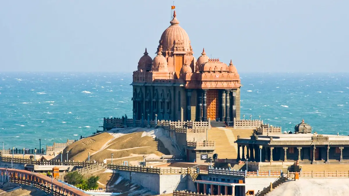Historic offshore spiritual monument overlooking the meeting point of three seas