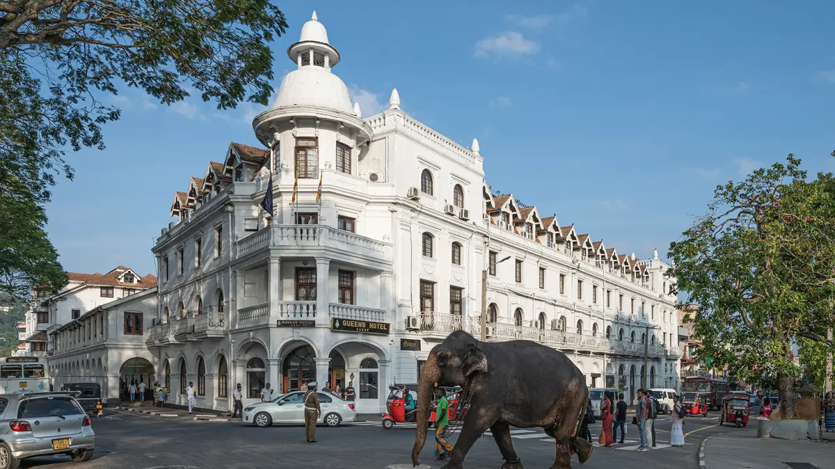 Old Dutch Hospital heritage building in Colombo