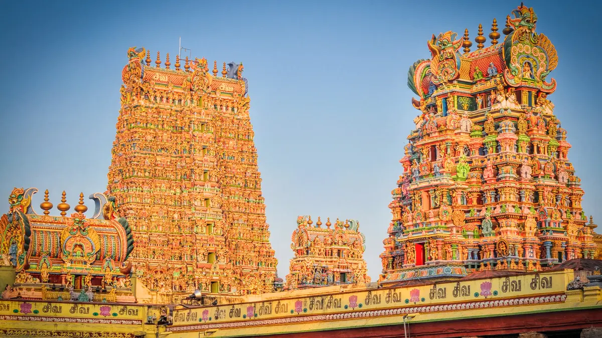 Ornate Gopuram Skyline
