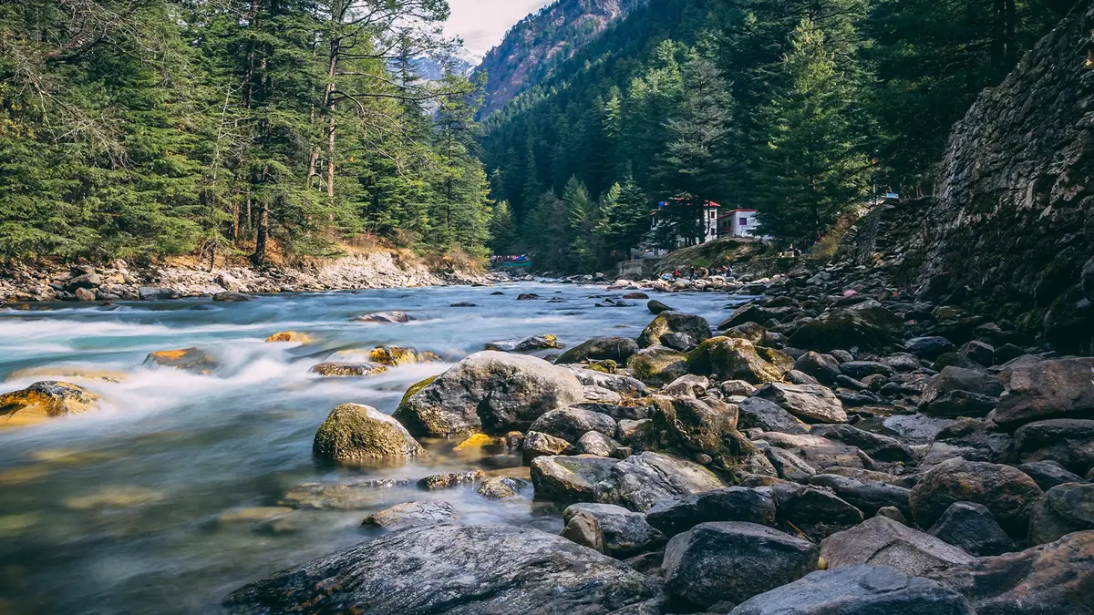 Parvati River in Kasol