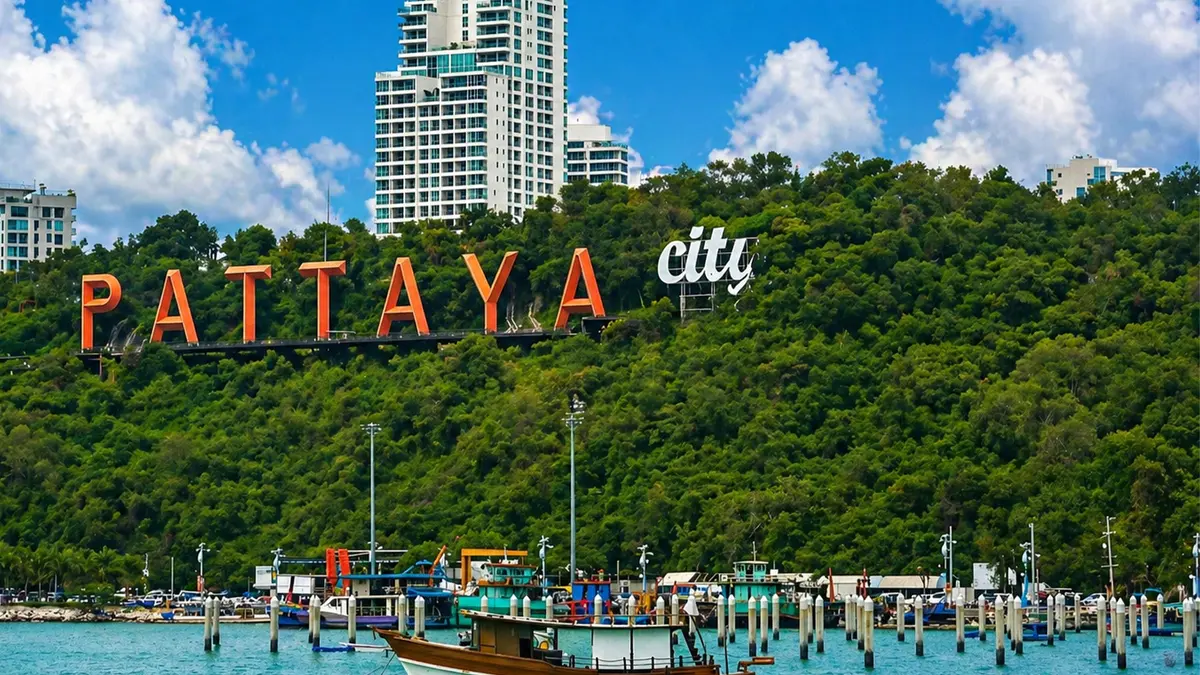 Pattaya City waterfront view