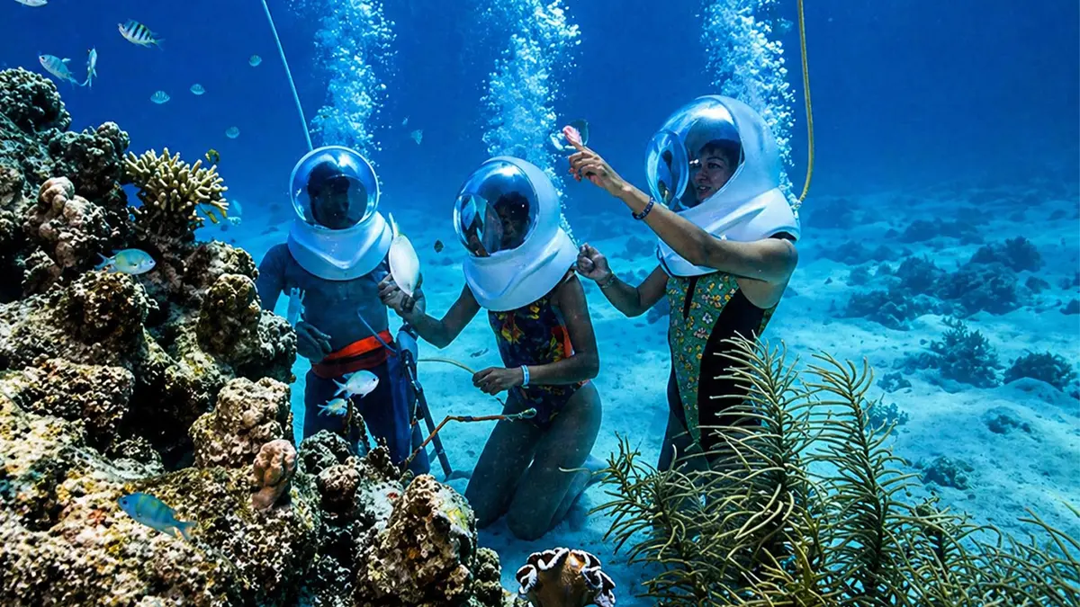 Sea walker adventure in Pattaya
