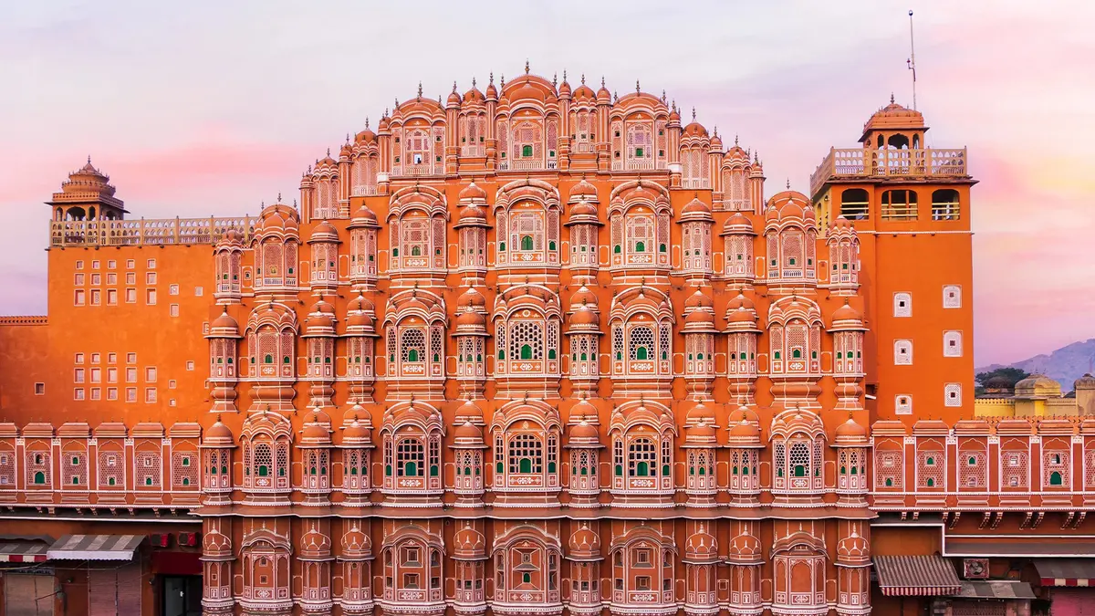 Pink City Royal Palace Facade