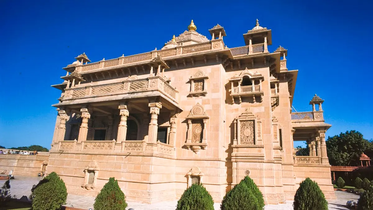 Historic Rukmini Devi Temple dedicated to Goddess Rukmini in Dwarka