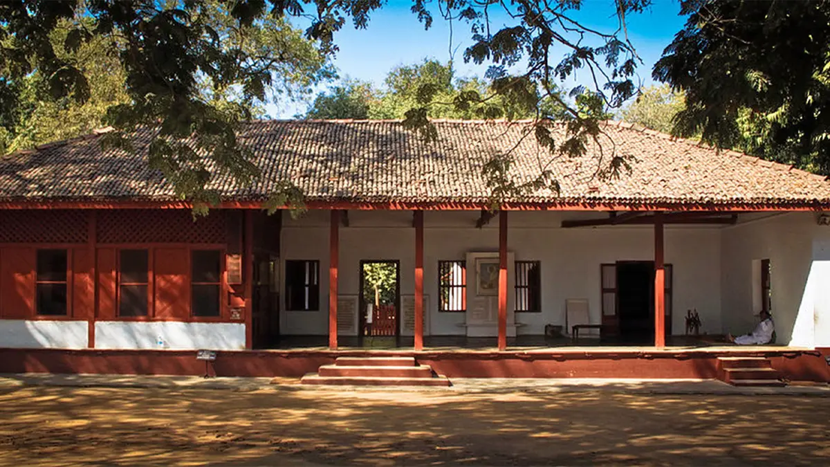 Historic residence inside Sabarmati Gandhi Ashram