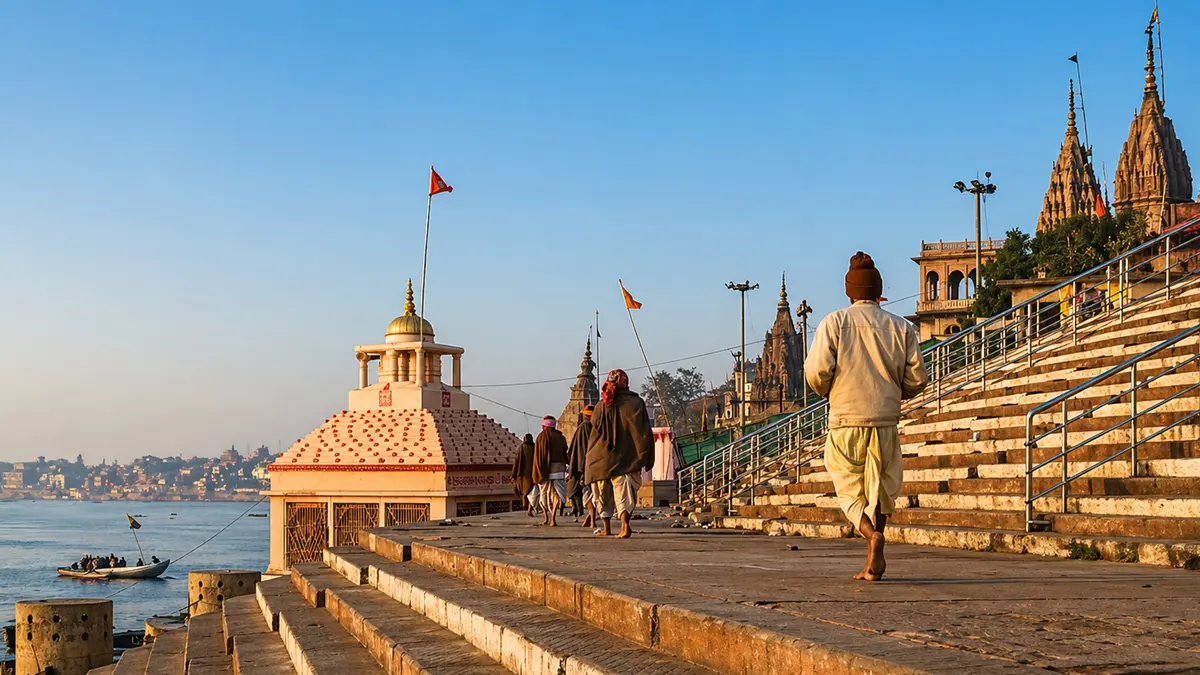 Sacred Steps Morning Walkway