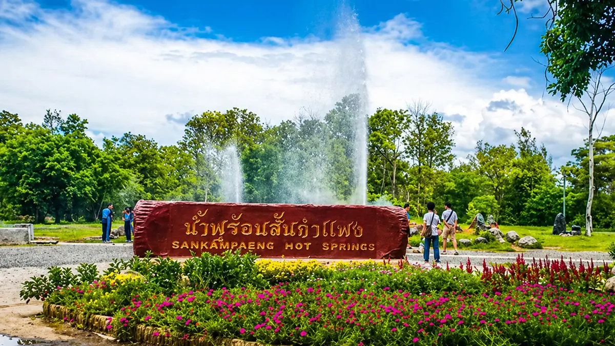 Sankamphaeng Hot Springs near Chiang Mai