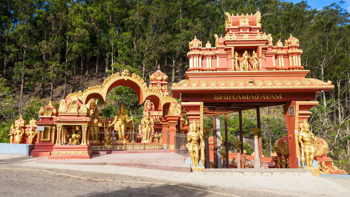 Seetha Amman Temple in Nuwara Eliya Sri Lanka