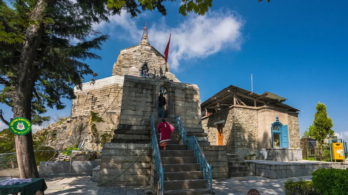 Ancient Shankaracharya Temple overlooking Srinagar
