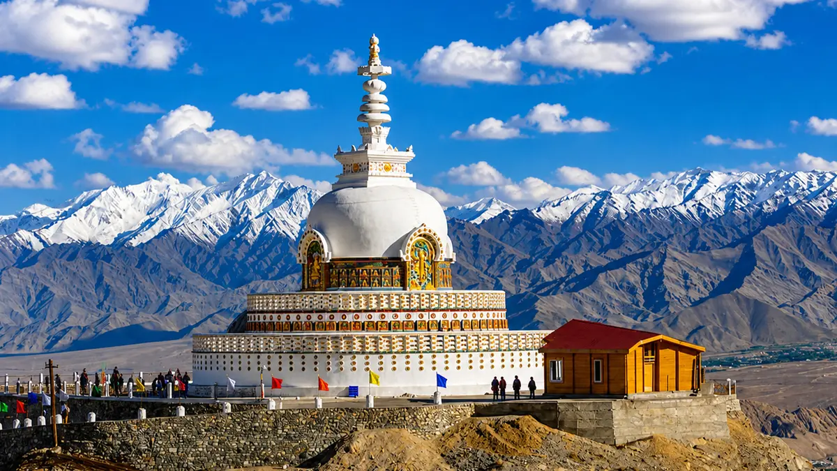 Shanti Stupa Leh