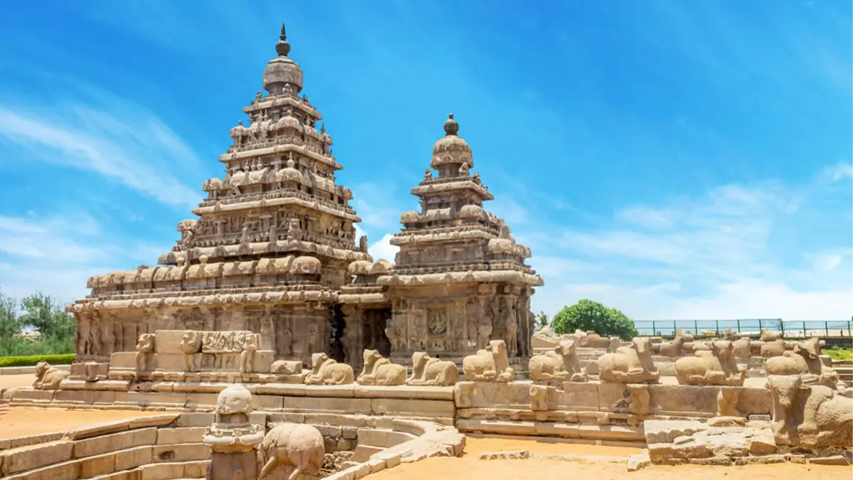 UNESCO Shore Temple at Mahabalipuram near Chennai