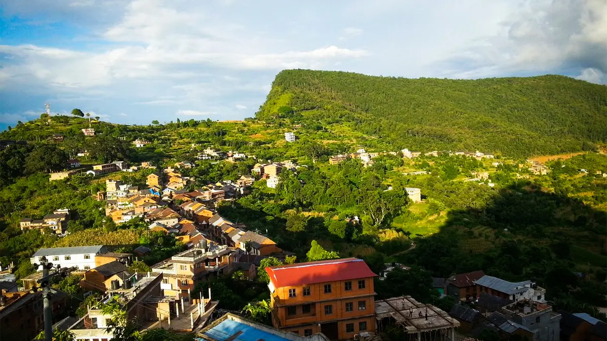 Simikot Himalayan village landscape
