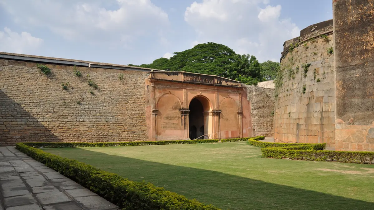 Historic Tipu Sultan Fort in Bangalore