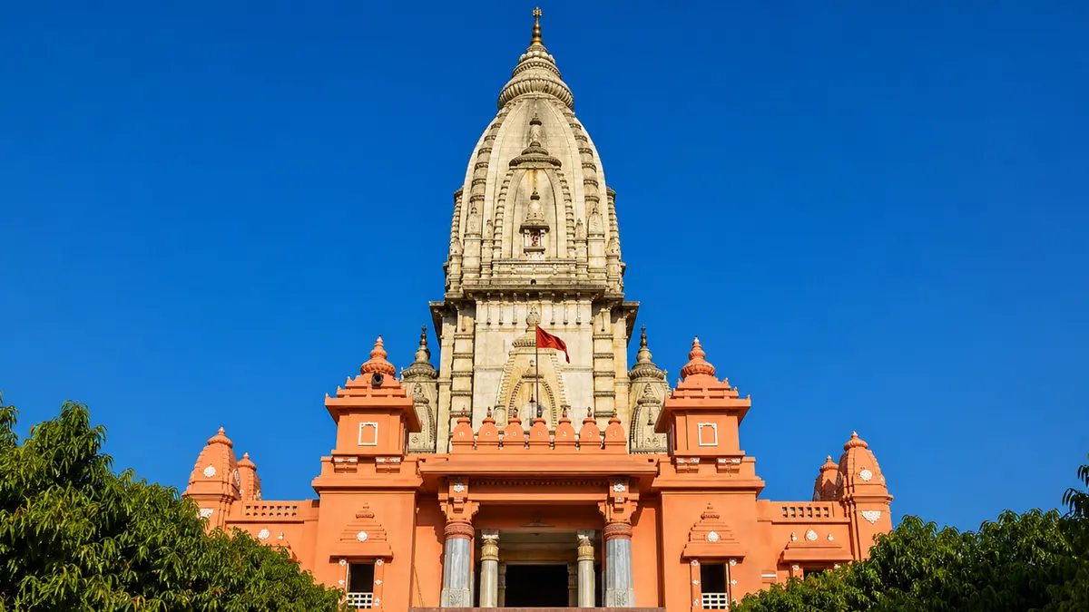 Towering Devotional Landmark North India