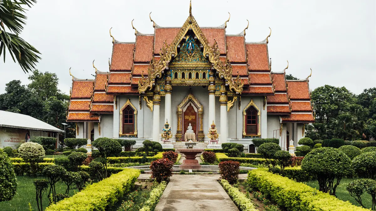Wat Thai Temple in Kushinagar Buddhist pilgrimage site