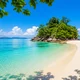 Andaman Islands tropical beach with turquoise water