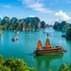 Vietnam Ha Long Bay limestone islands