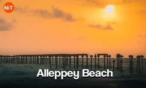 Alleppey Beach sightseeing view