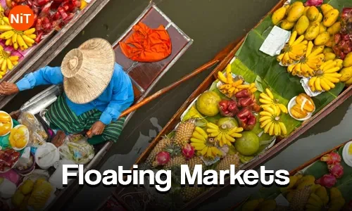 Alleppey Floating Markets sightseeing view