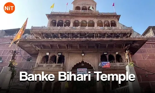 Banke Bihari Temple shrine in Vrindavan