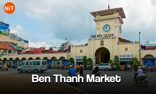 Ben Thanh Market, Ho Chi Minh City sightseeing view