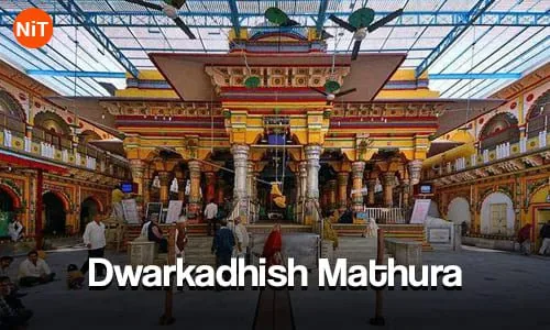 Dwarkadhish Temple interior in Mathura