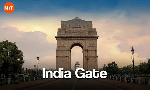India Gate war memorial in New Delhi