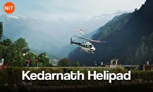 Kedarnath Helipad sightseeing view
