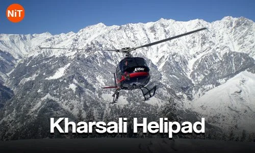 Kharsali Helipad sightseeing view