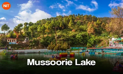 Mussoorie Lake scenic view in Uttarakhand