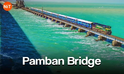 Pamban Bridge, Rameswaram sightseeing view