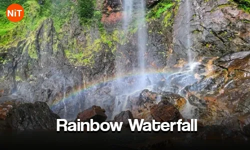 Rainbow Waterfall, Ba Na Hills sightseeing view