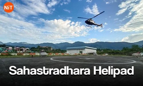 Sahastradhara Helipad sightseeing view