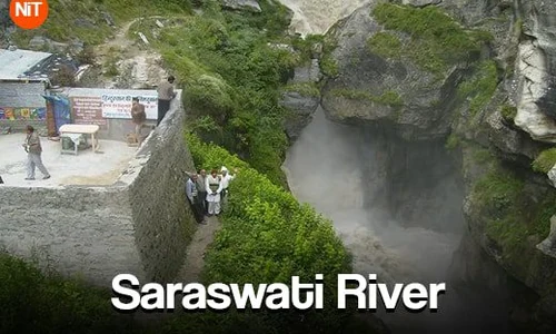 Saraswati River sightseeing view