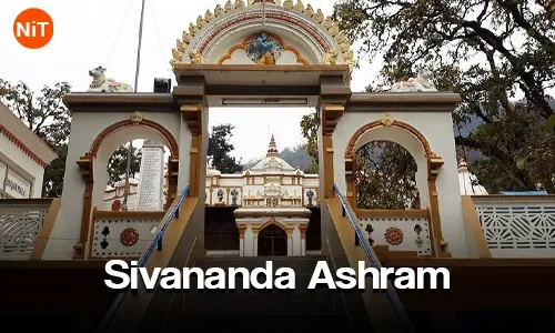 Sivananda Ashram entrance in Rishikesh