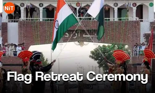 Wagah Border Flag Retreat Ceremony