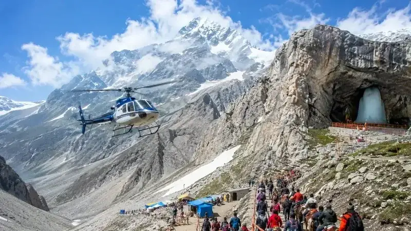 Amarnath Yatra By Helicopter