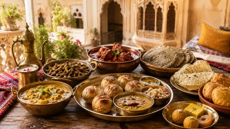 Delicious Dishes and Food in Rajasthan