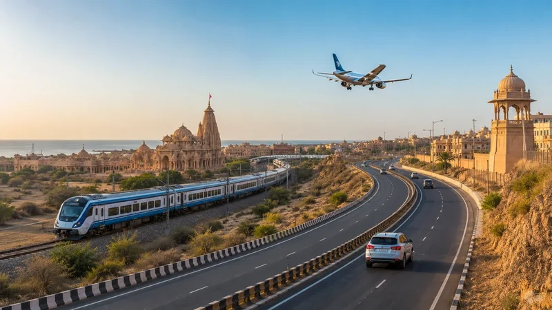 How to Reach Gujarat by Road, Air, and Railway