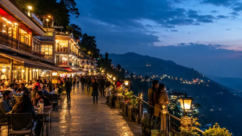 Nightlife in Mussoorie