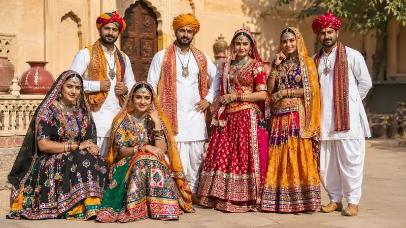 Traditional Dress of Rajasthan for Men and Women