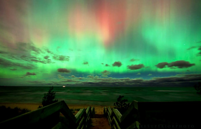 The Upper Peninsula Michigan Northern Lights