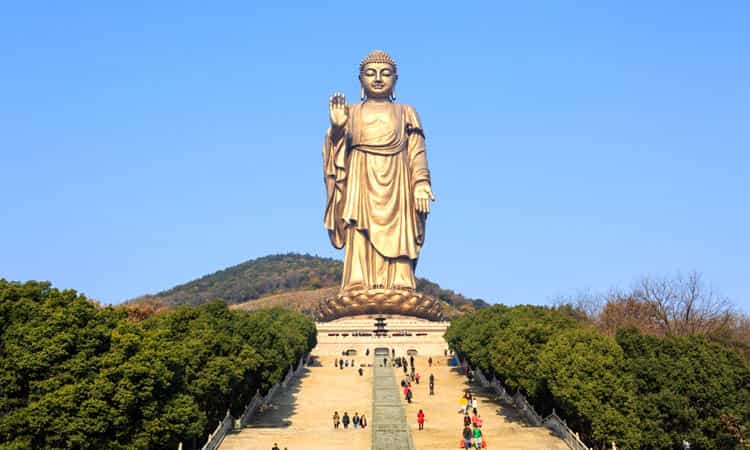 Grand Buddha At Ling Shan