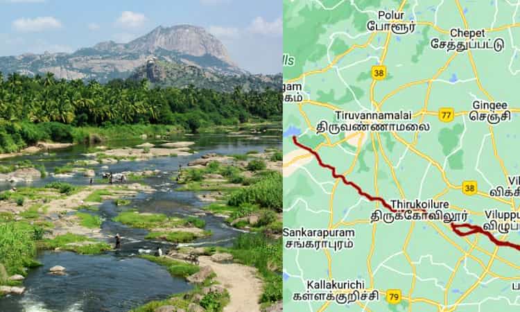 Ponnaiyar River - Longest Rivers in India