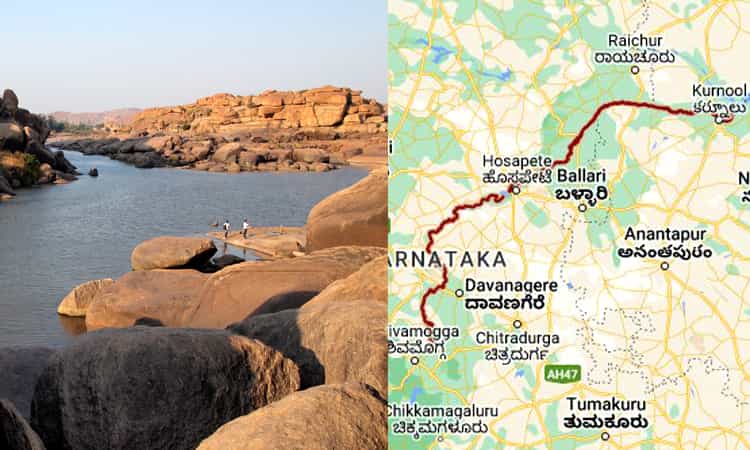 Tungabhadra River - Longest Rivers in India