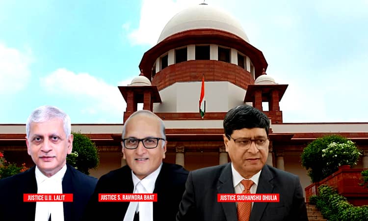 Justice Lalit Justice S Ravindra Bhat Justice Sudhanshu Dhulia