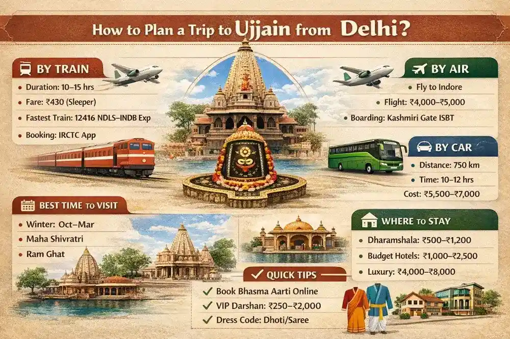 How to Plan a Trip to Ujjain from Delhi
