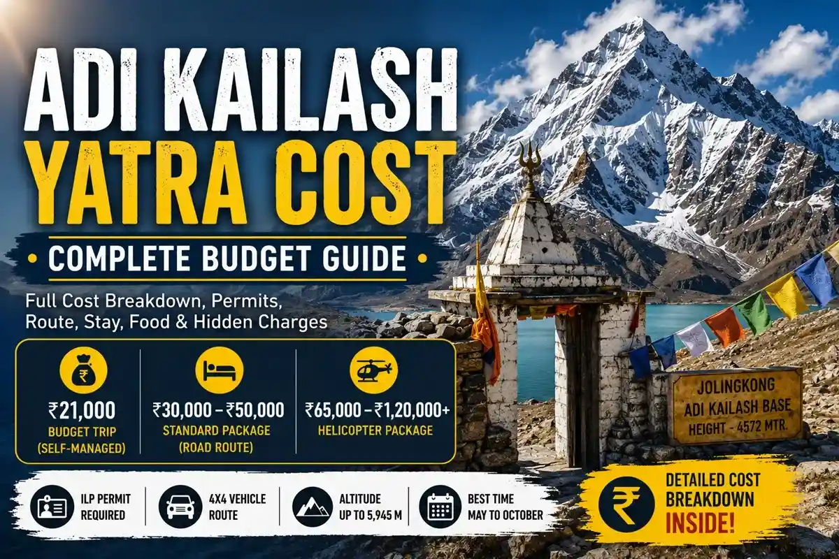 Adi Kailash Yatra Cost