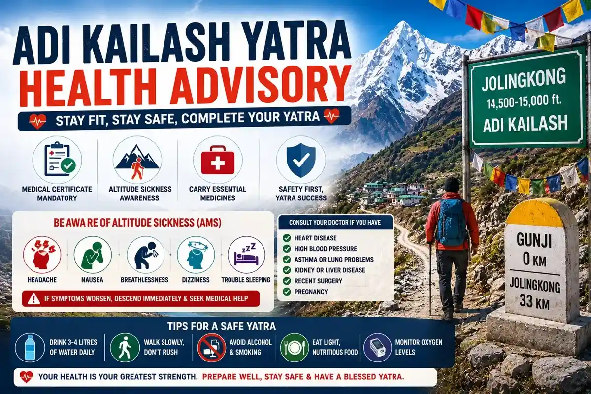 Adi Kailash Yatra Health Advisory